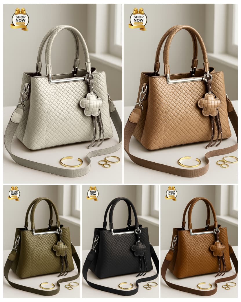 Luxury Quilted Ladies' Top Handle Satchel