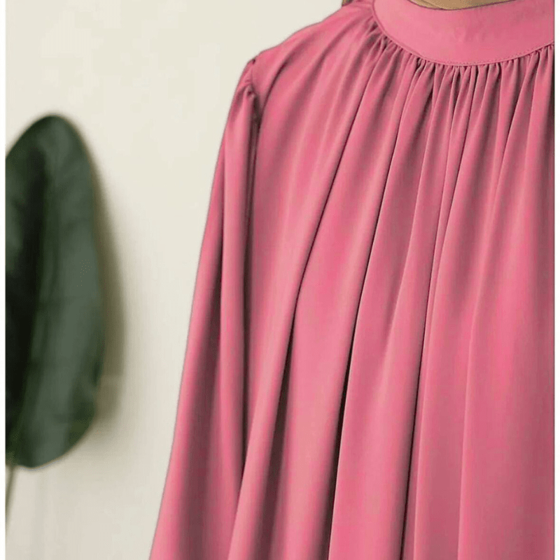 Premium Everyday Flowy Abaya – Soft Crepe Fabric, Relaxed Modest Fit