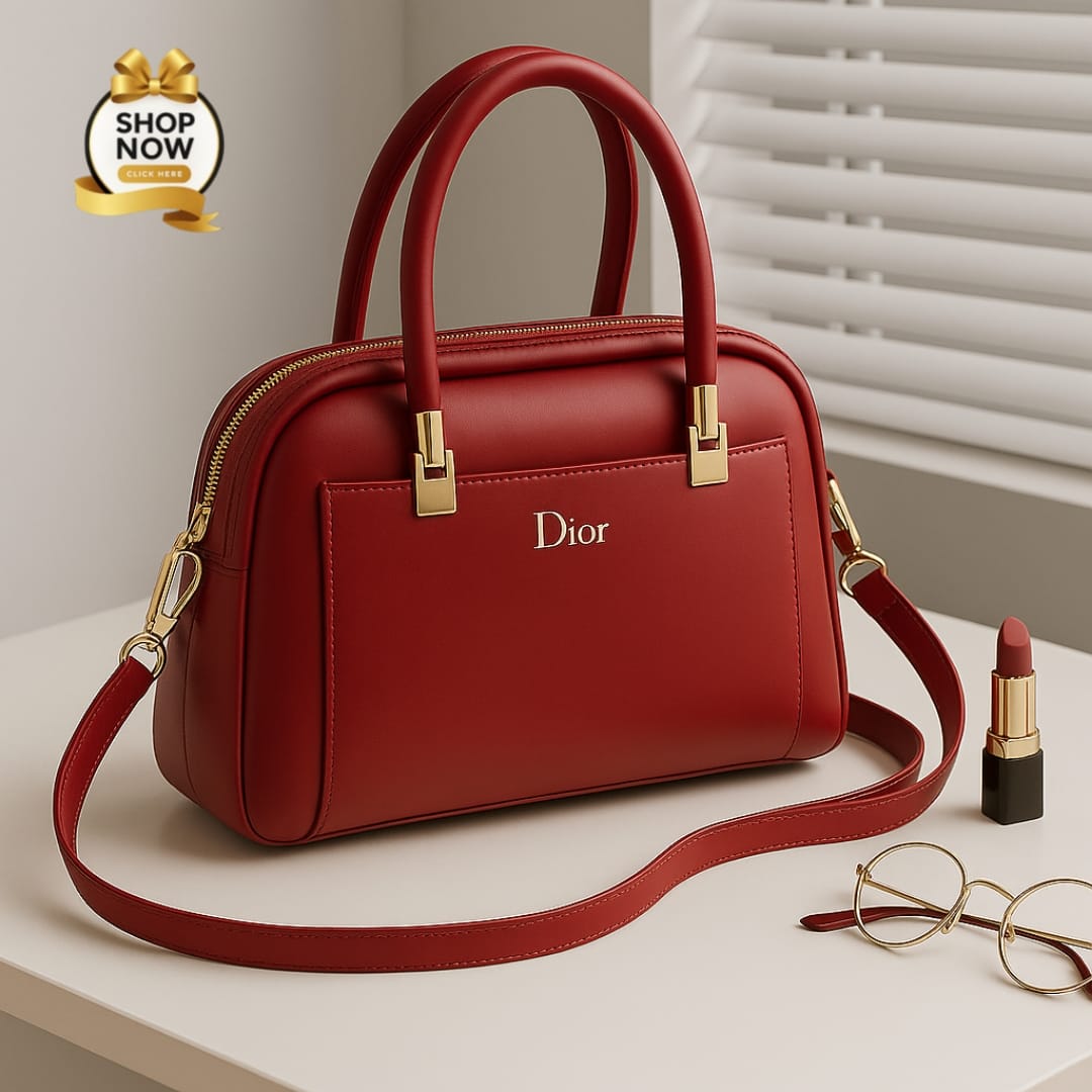 Elegant Structured Leather Handbag – Luxury Designer Style