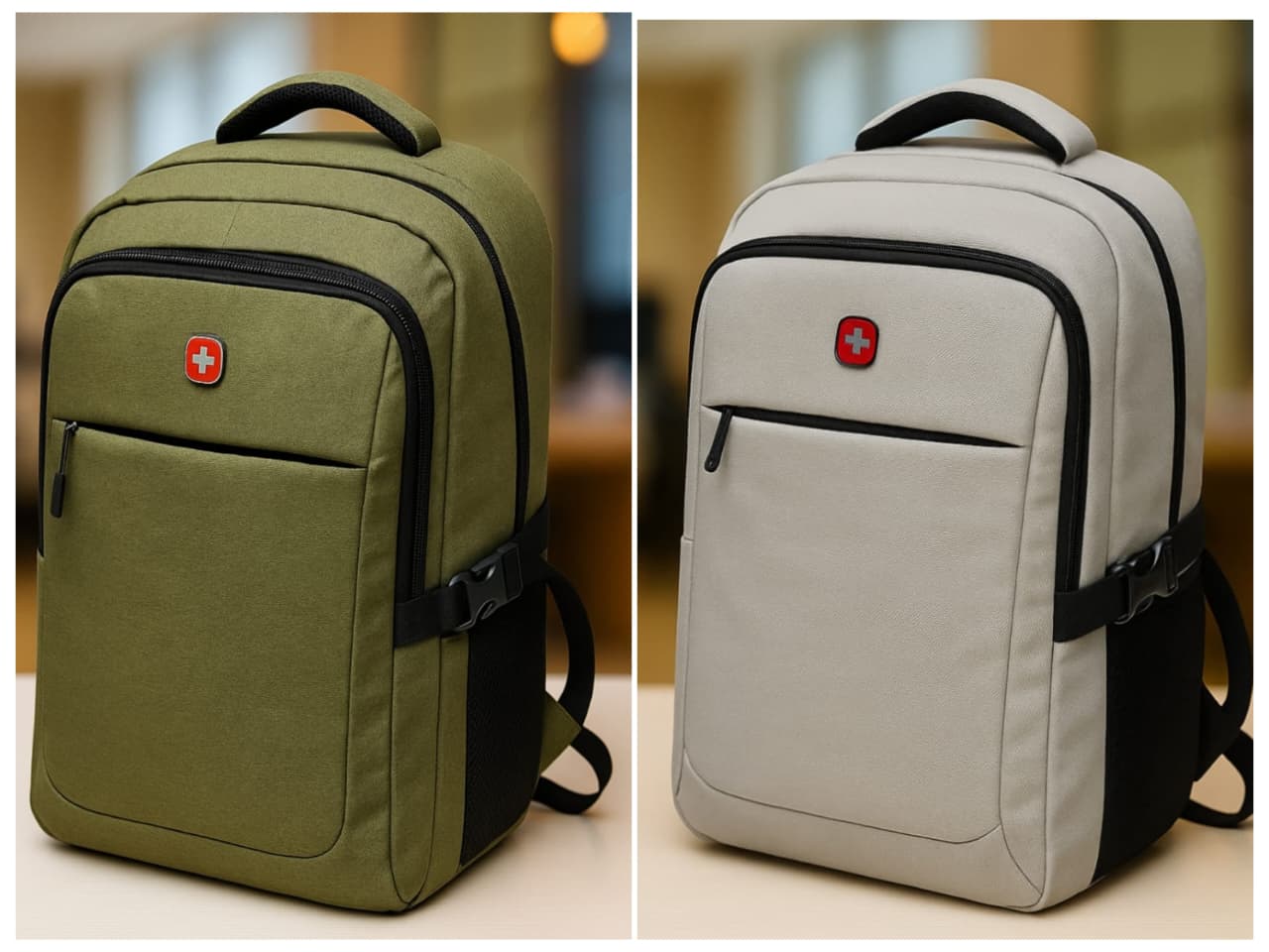 Business Laptop Backpack with Padded Sleeve and Anti-Theft Design