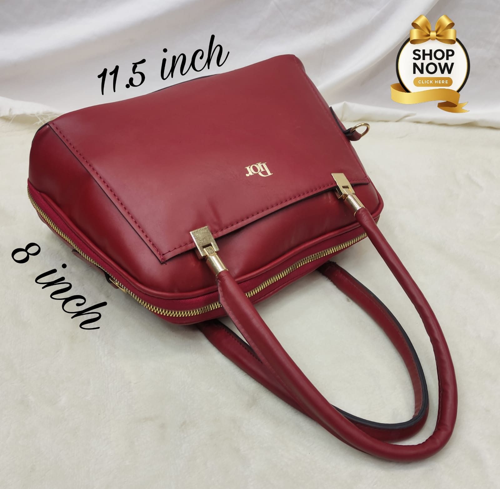 Elegant Structured Leather Handbag – Luxury Designer Style