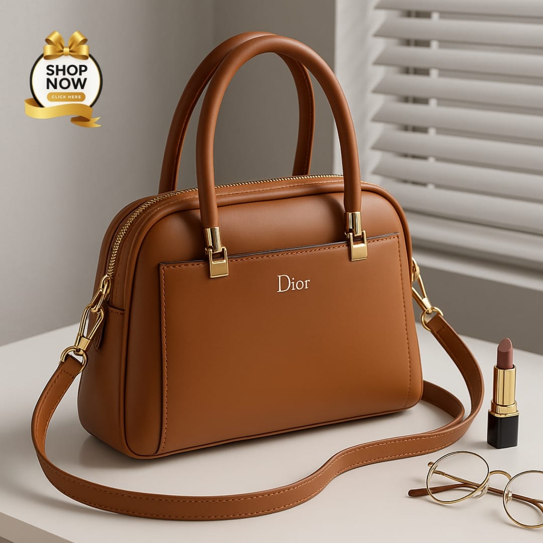 Elegant Structured Leather Handbag – Luxury Designer Style
