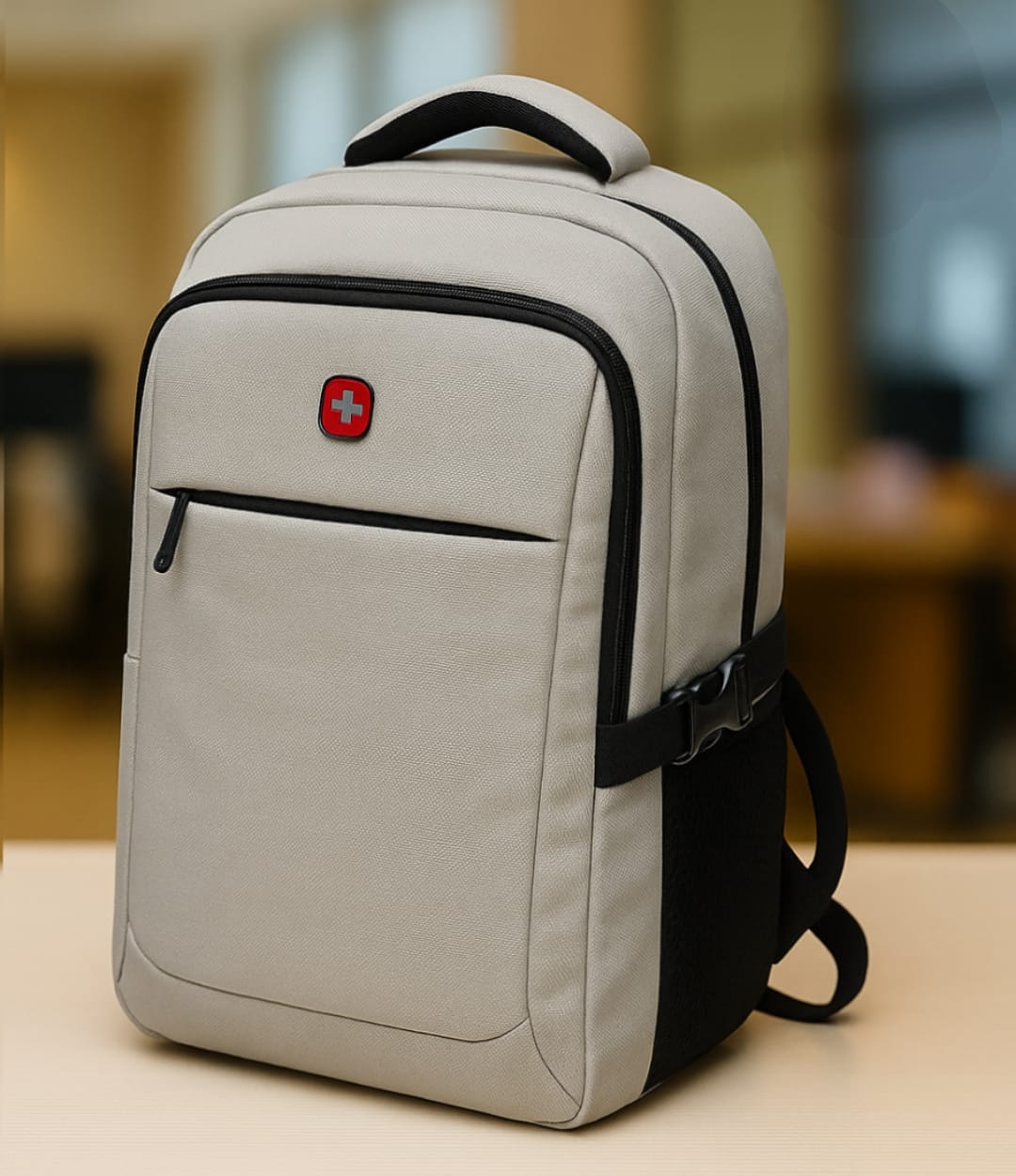 Business Laptop Backpack with Padded Sleeve and Anti-Theft Design