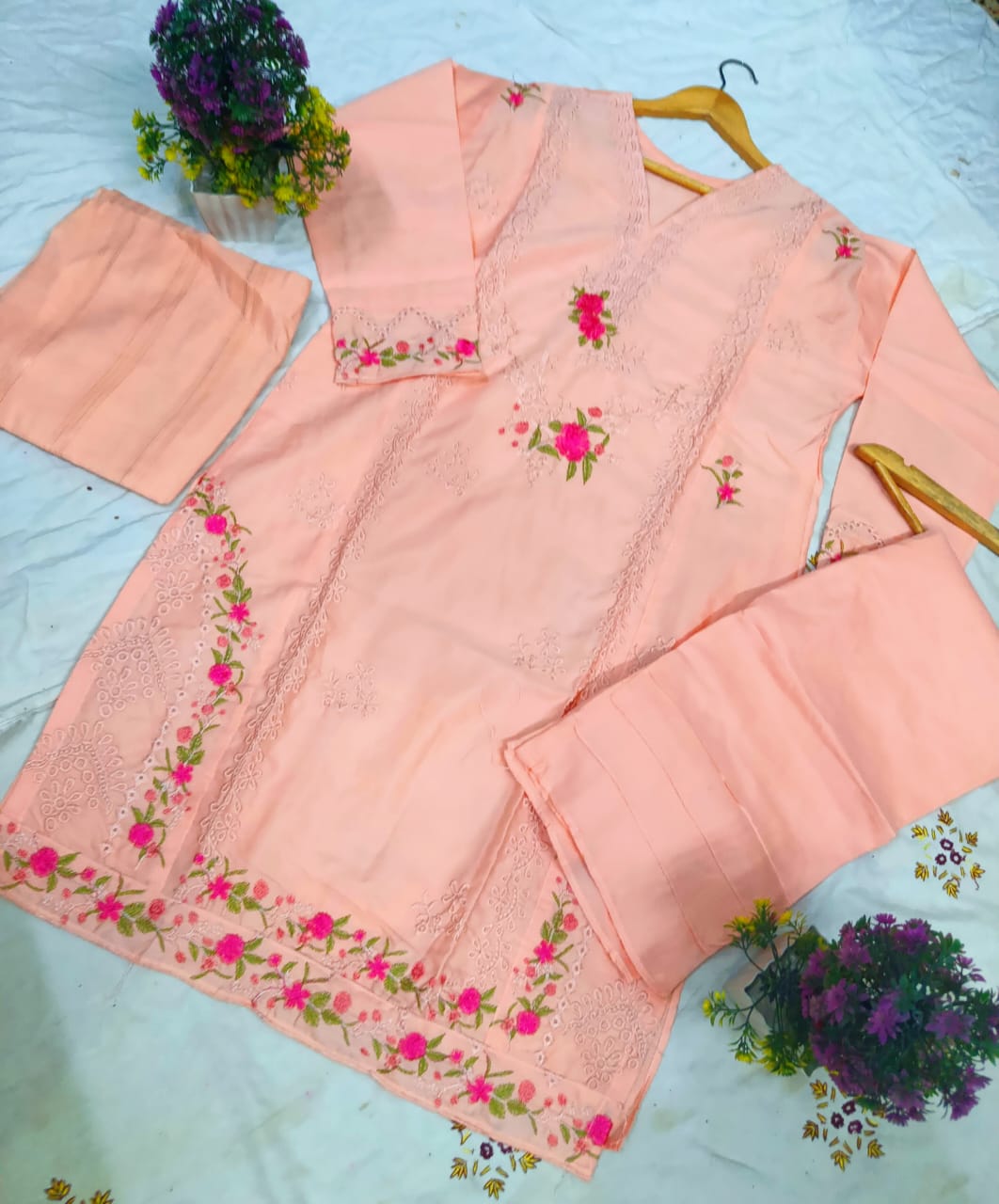 Kurta, Trouser & Dupatta Set